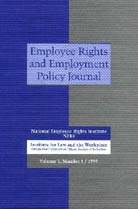 Employee Rights and Employment Policy Journal